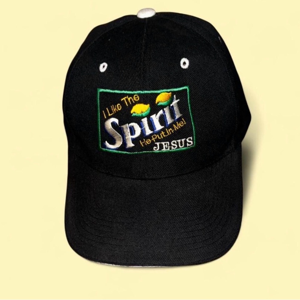 Vintage Graphic Black Cap with Embroidered Design
